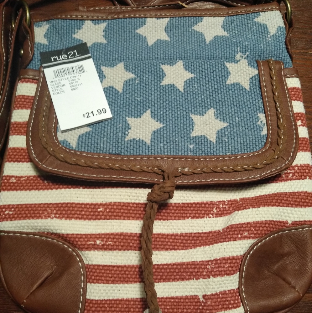 Patriotic Rue21 Cross Body Bag